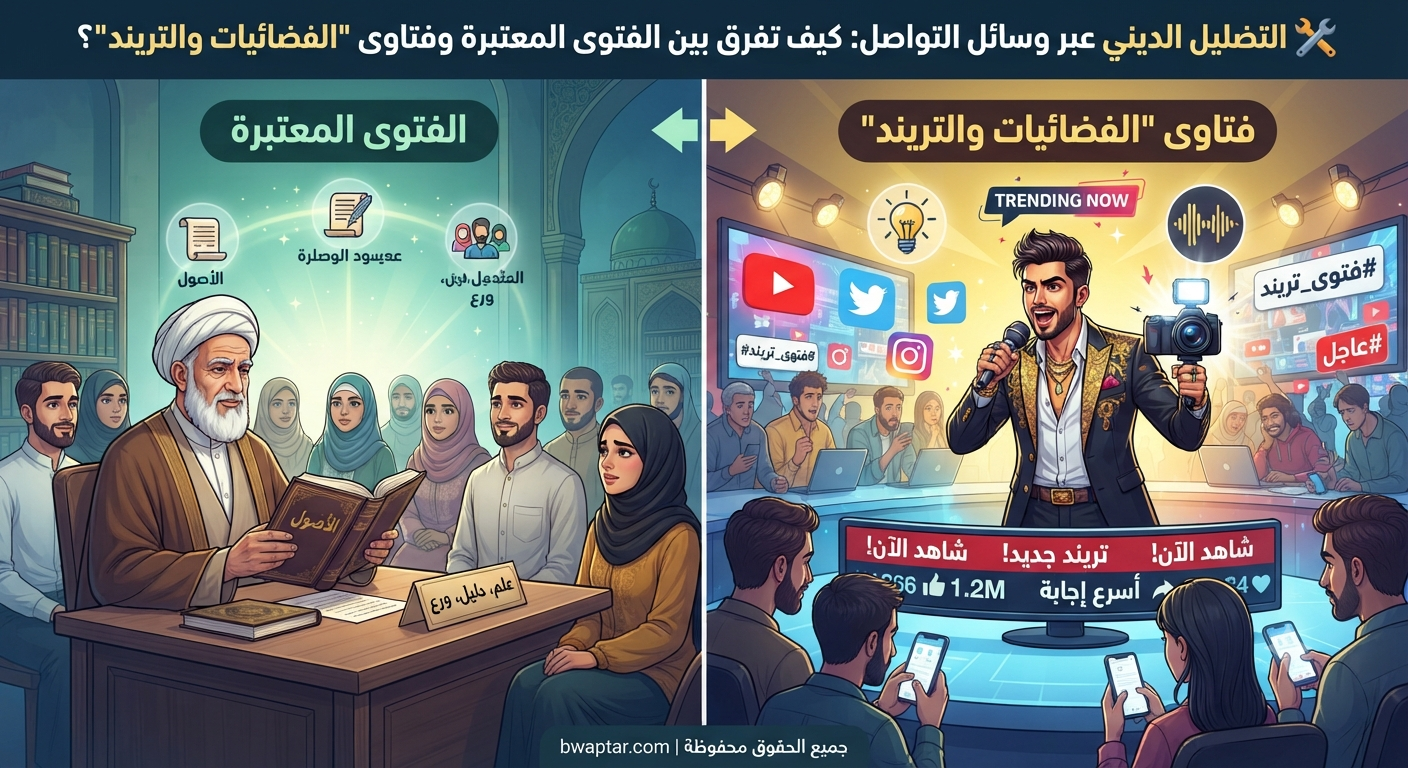 فتاوى 'الفضائيات والتريند