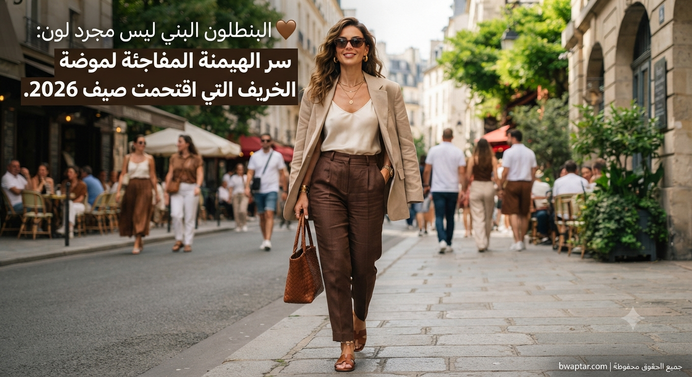 البنطلون البني