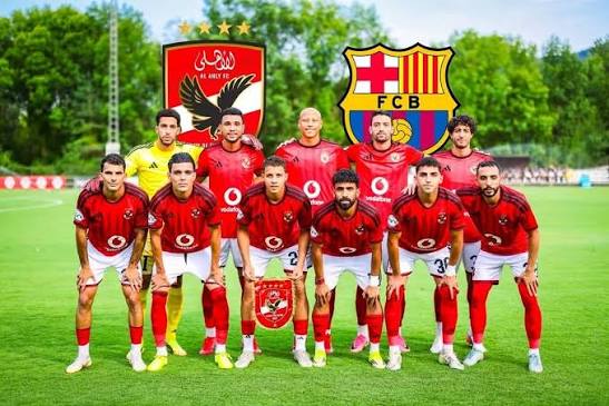 الأهلي وبرشلونة