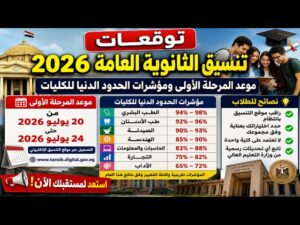 مواعيد التنسيق