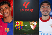 مباراة برشلونة وإشبيلية الآن