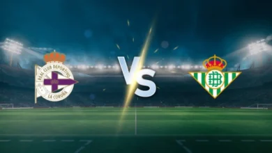 مباراة ديبورتيفو لا كورونيا وريال بيتيس