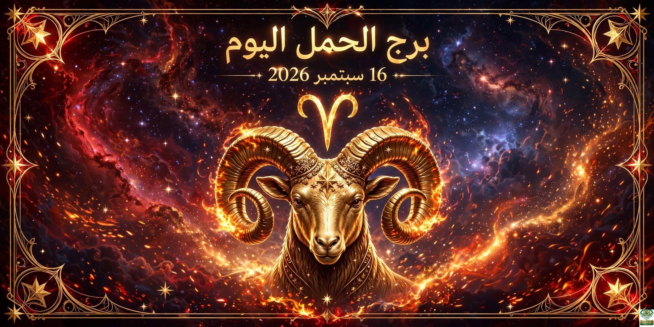 توقعات برج الحمل اليوم الأربعاء 16 سبتمبر 2026