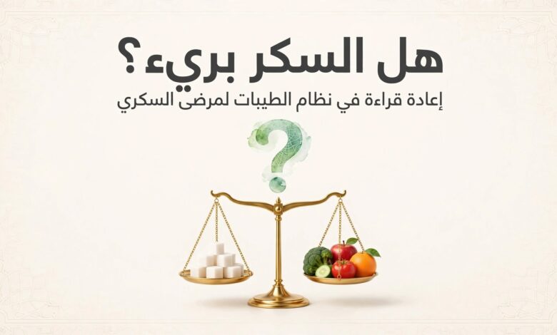هل السكر بريء - نظام الطيبات لمرضى السكري