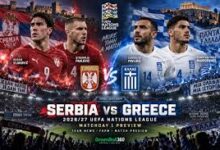 مباراة صربيا واليونان في دوري الأمم الأوروبية 2026