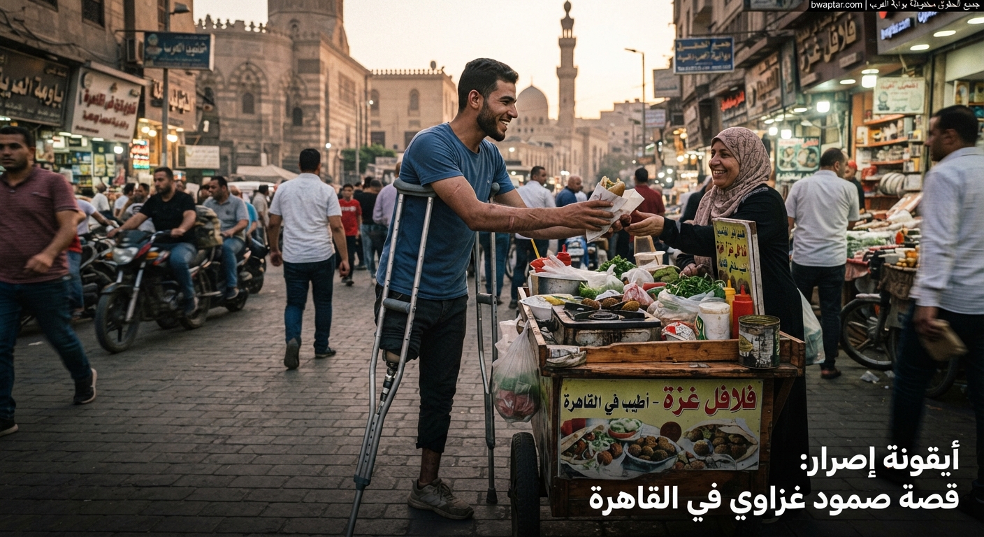 يكافح بساق واحدة