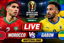 المغرب ضد الجابون اليوم 25-9-2026