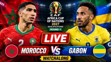 المغرب ضد الجابون اليوم 25-9-2026