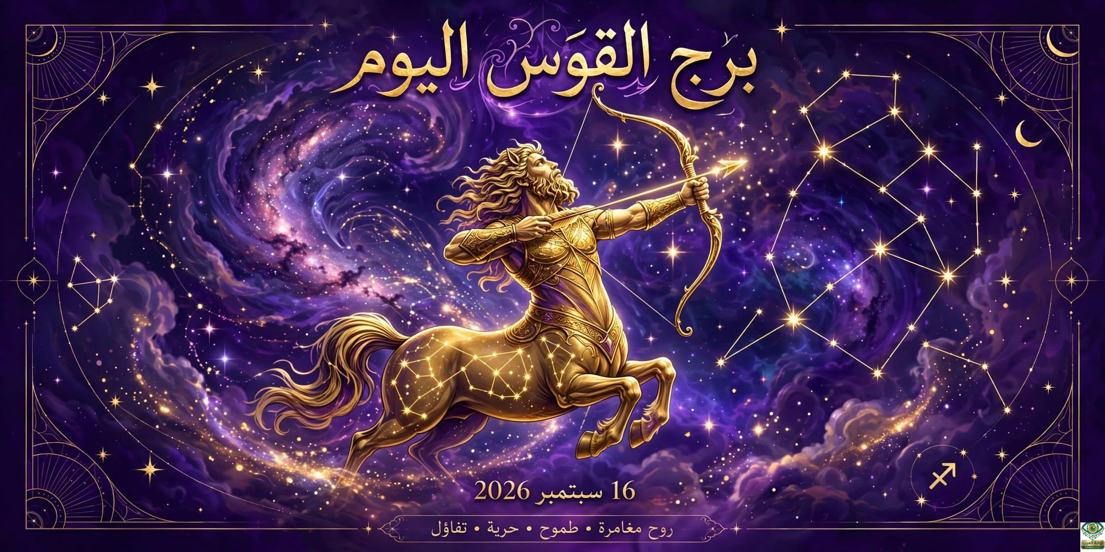 توقعات برج القوس اليوم 16 سبتمبر 2026