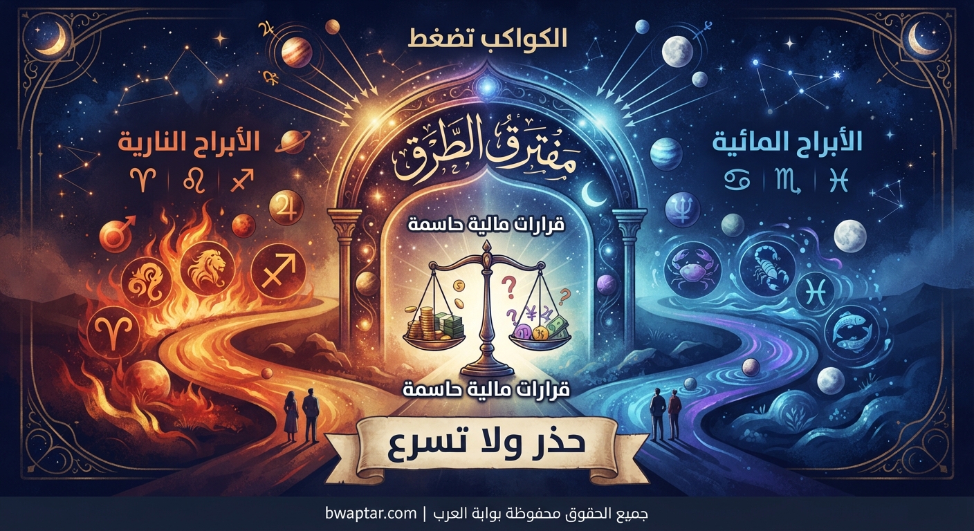 الأبراج النارية والمائية