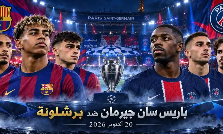 مباراة باريس سان جيرمان وبرشلونة