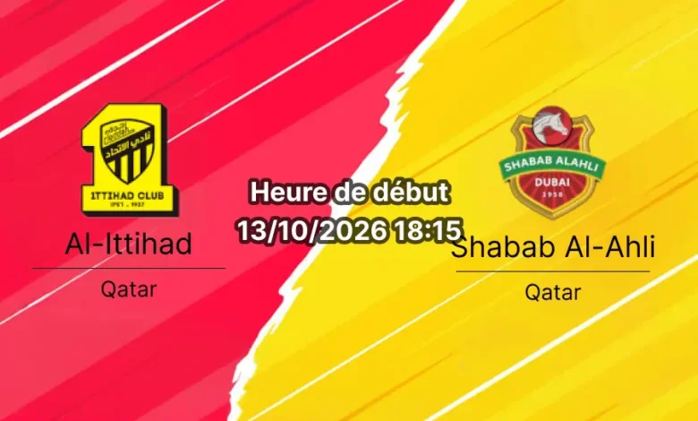 مباراة الاتحاد وشباب الأهلي