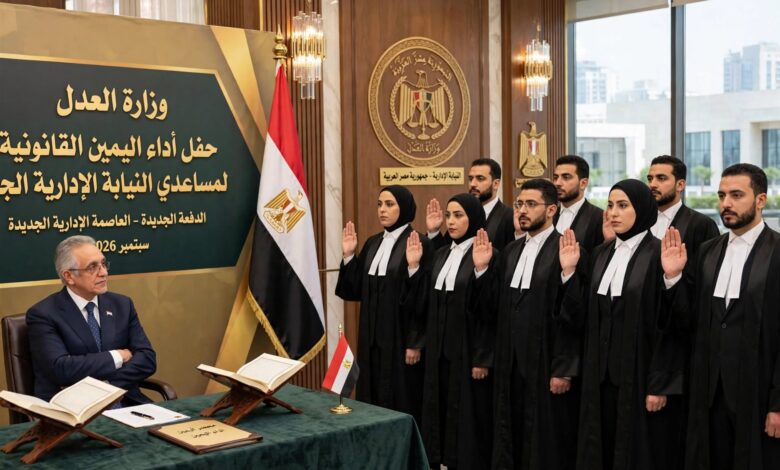 اليمين القانونية لمعاوني النيابة الإدارية