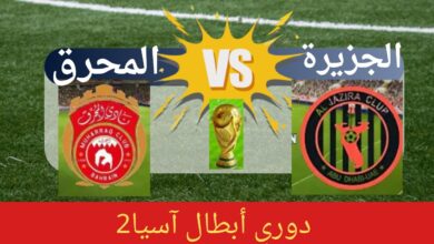 مباراة الجزيرة والمحرق